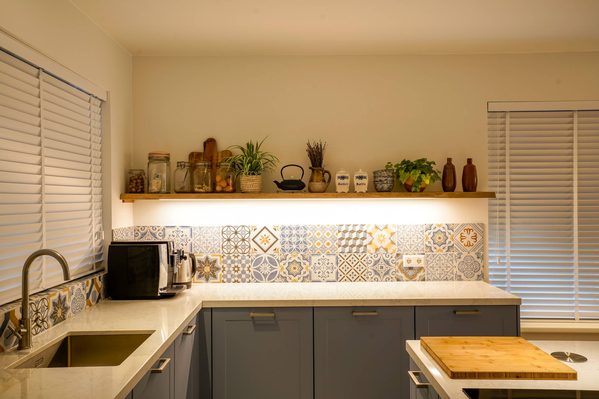 led strip in plank