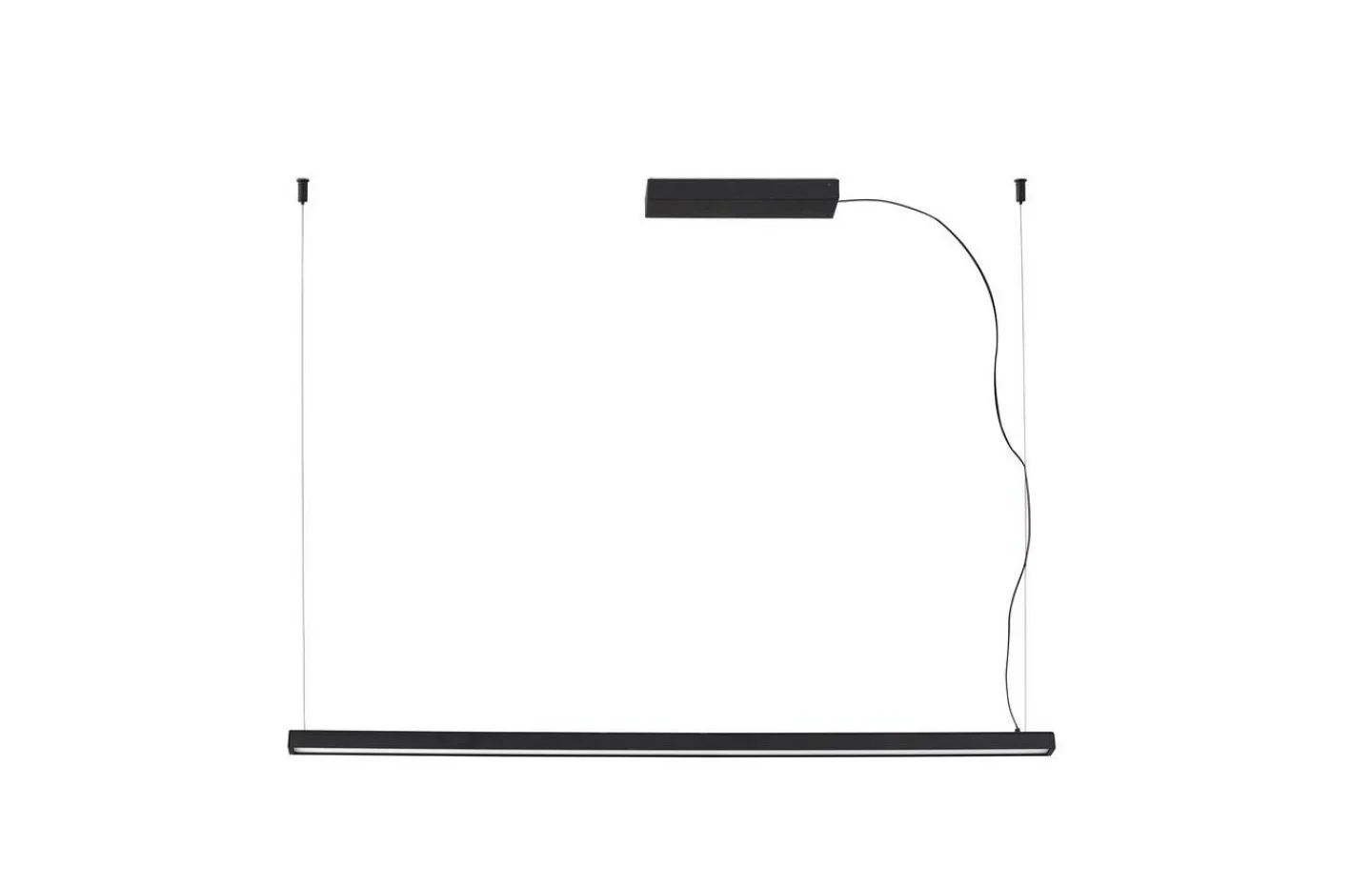 profiel lamp strip zwart.