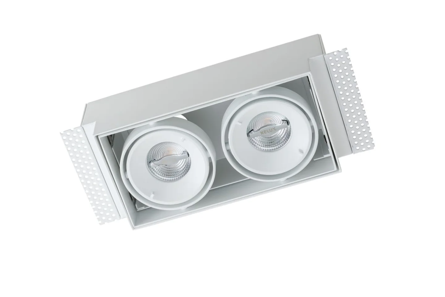 dubbele witte trimless gu10 hue.