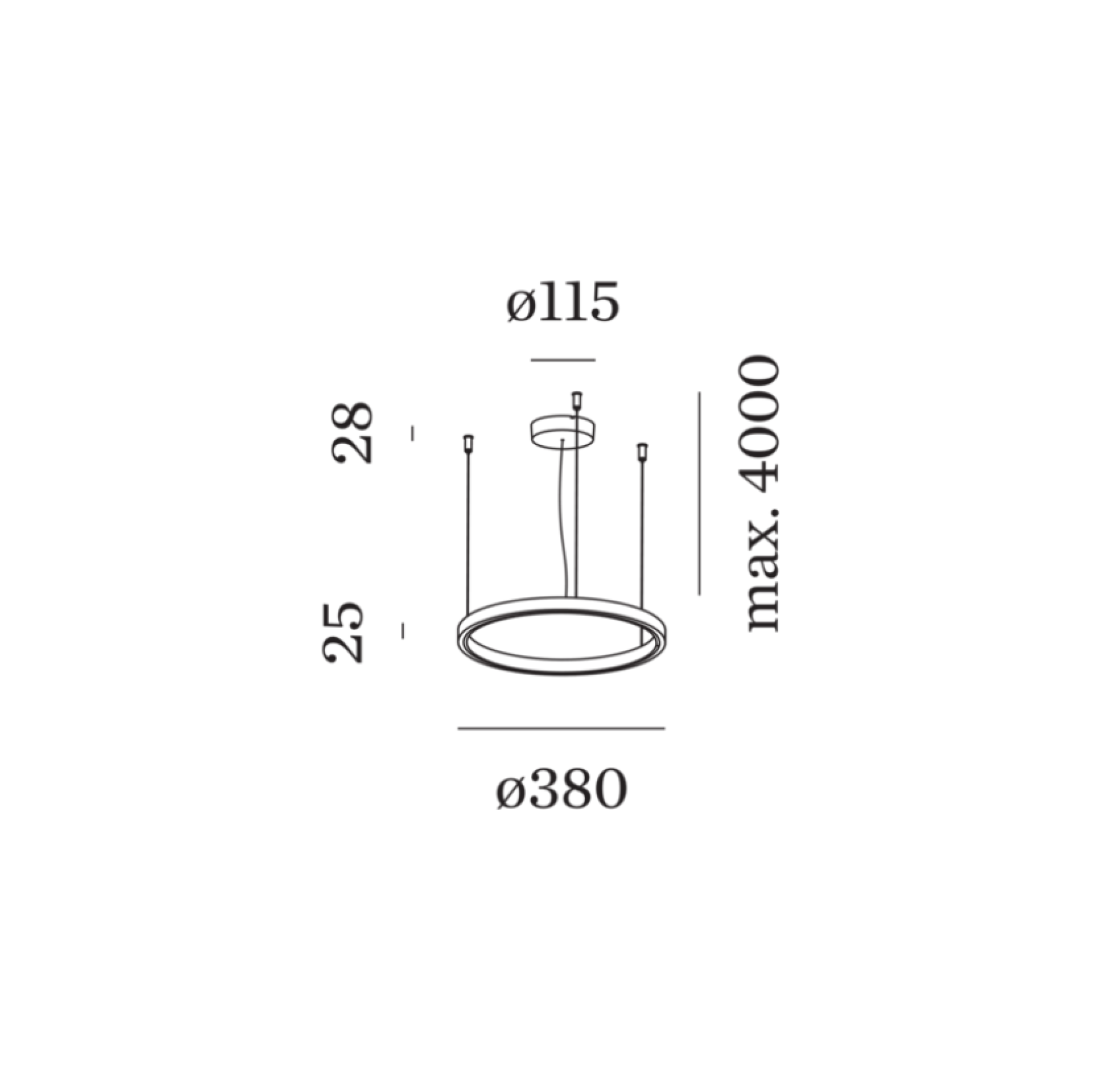 kleine hanglamp ring rond