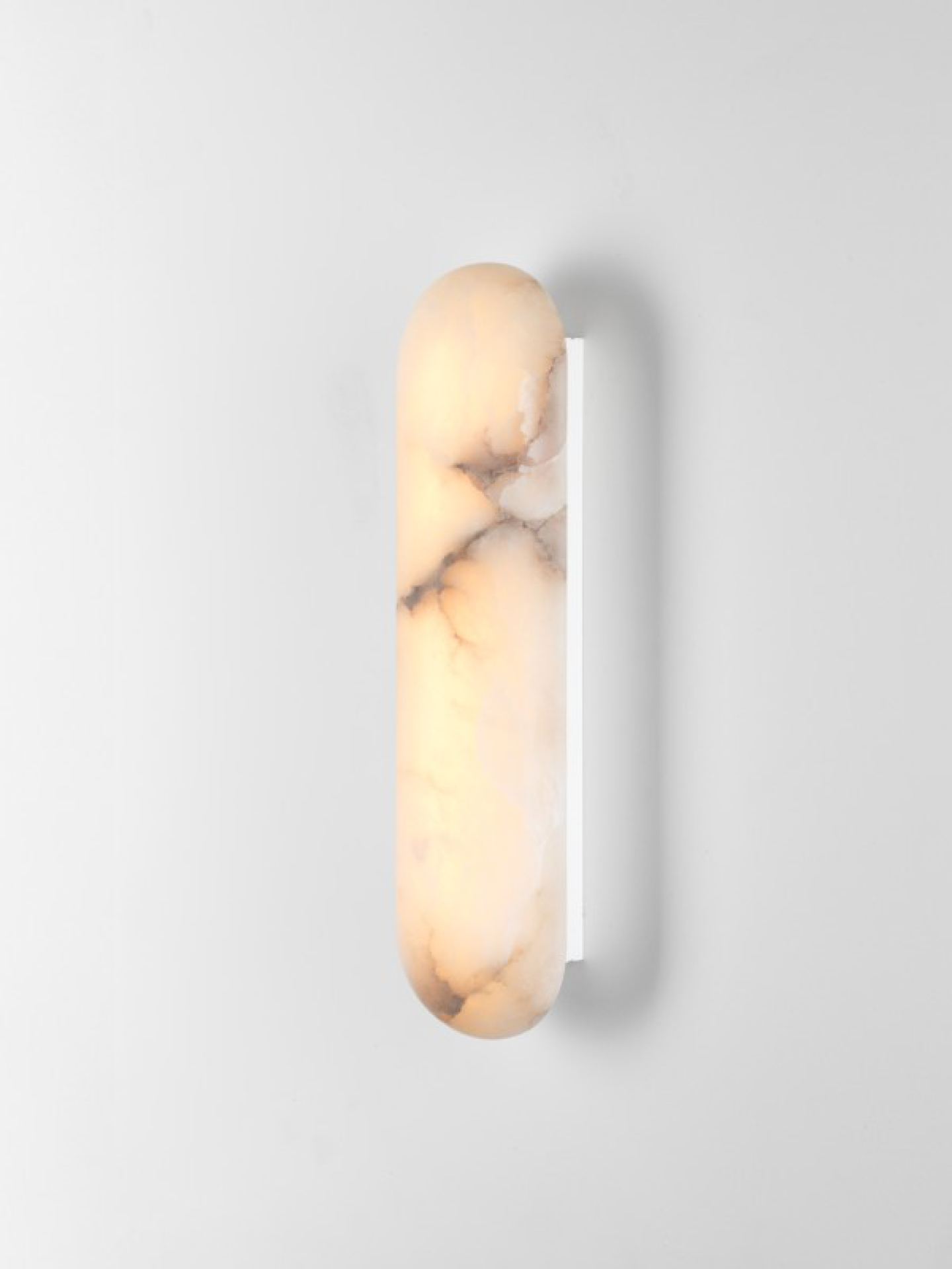 albaster wandlamp marmer effect