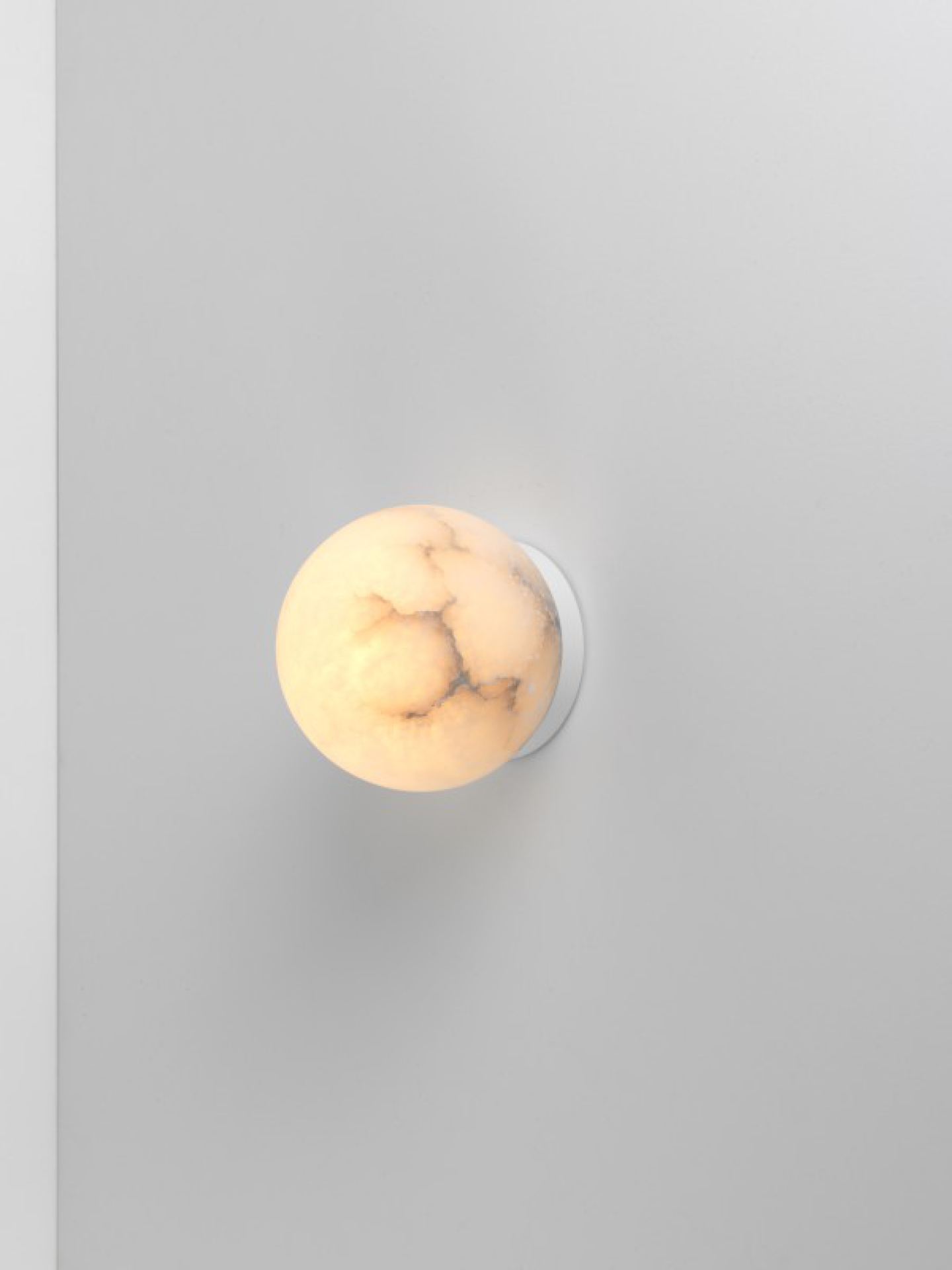 alabaster ronde wandlmap