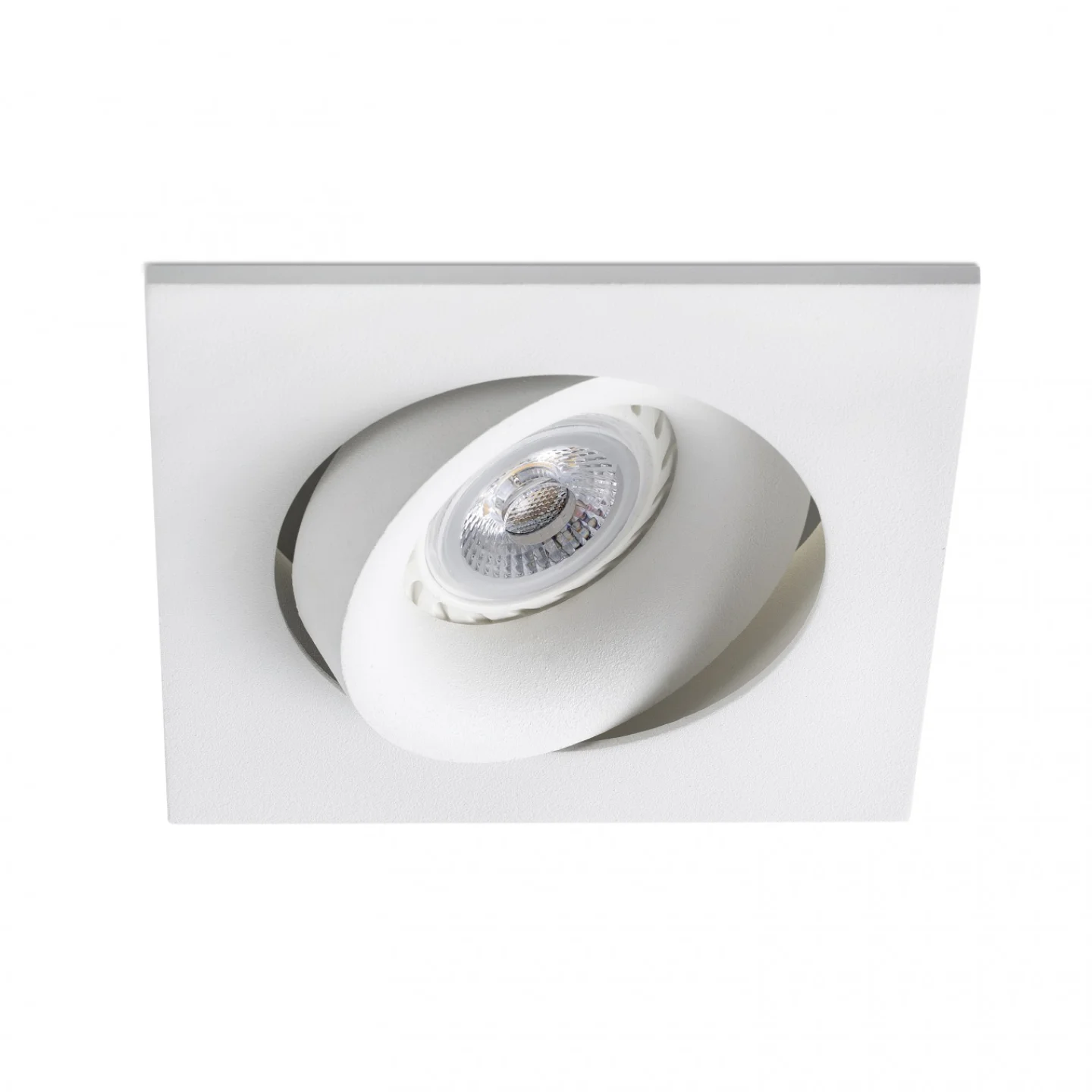 Led inbouwspot vierkant wit.